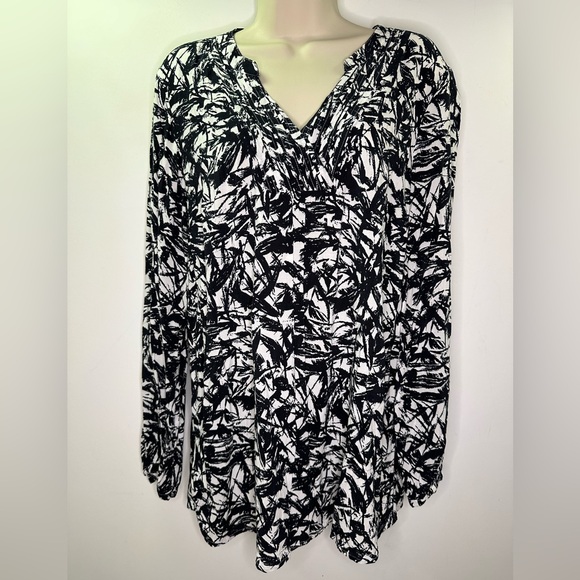 Ann Taylor LOFT women’s blouse size large - Picture 5 of 6
